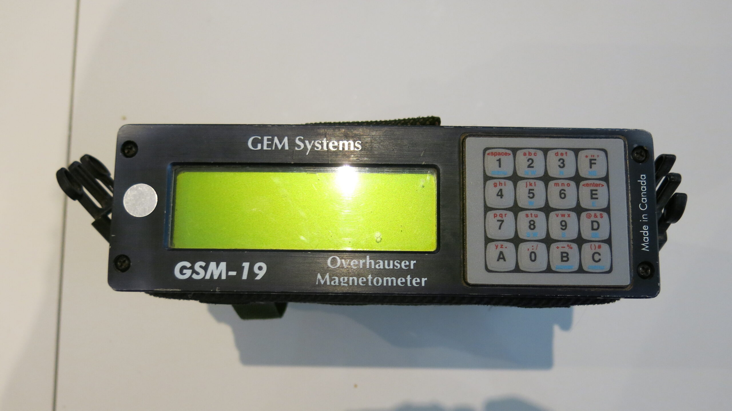 Used GEM Systems GSM19W overhauser magnetometer with GPS for sale (SOLD)