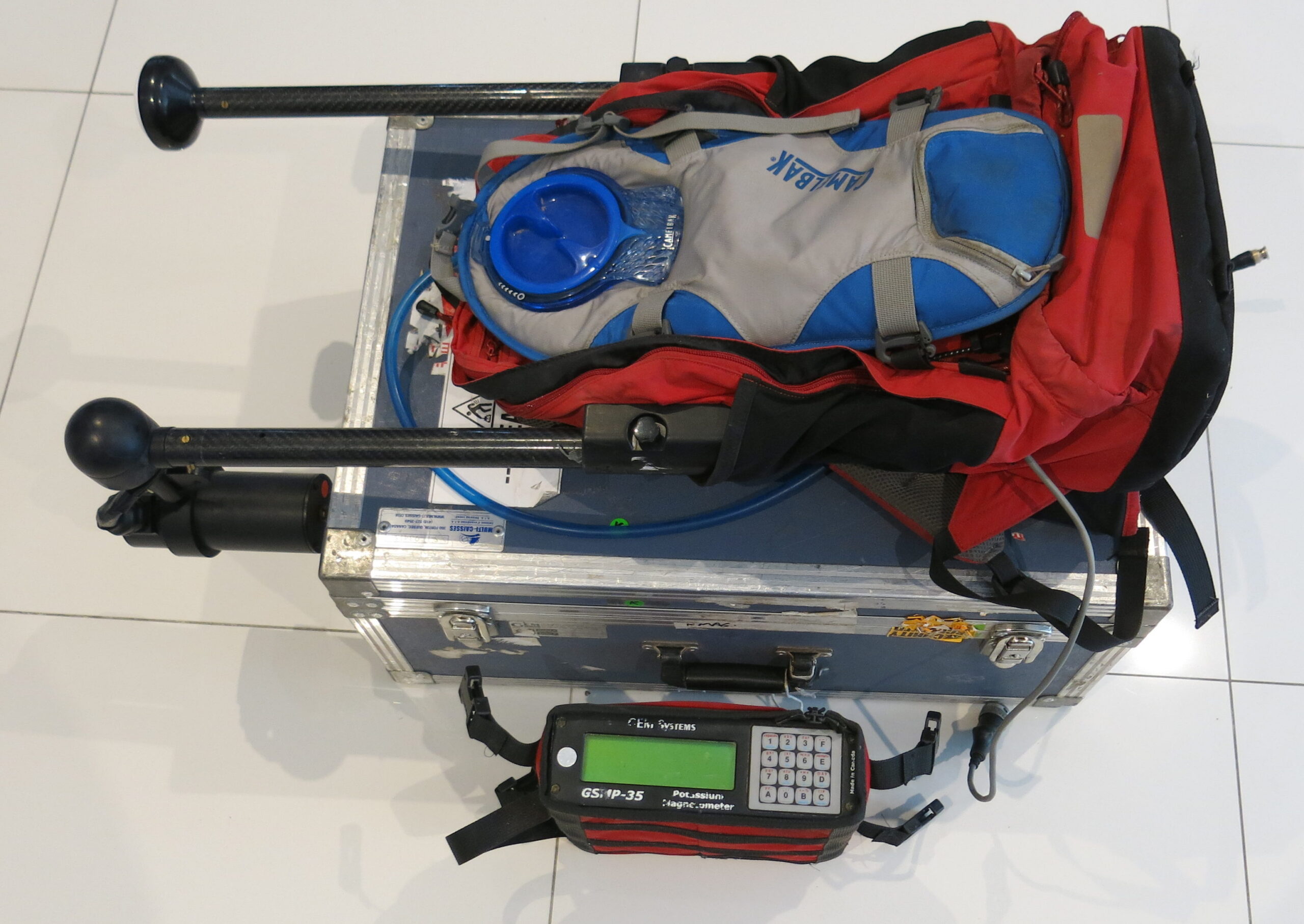 Used GEM Systems GSMP35 Potassium magnetometer with GPS for sale (SOLD)